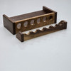14 Inch Solid Walnut Wood Fishing Rod Rack