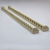 46 inch solid poplar wall mount vertical fly rod rack