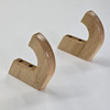 Solid Red Oak Gun Hooks for the Wall (Sold Individually)