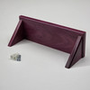Twelve inch purple heart wood shelf