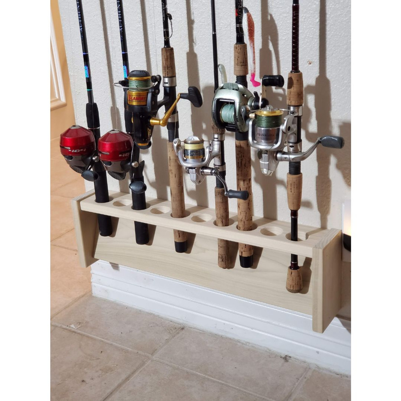 Buy Sea Harvester Wooden Standing 32 Rod Rack online at