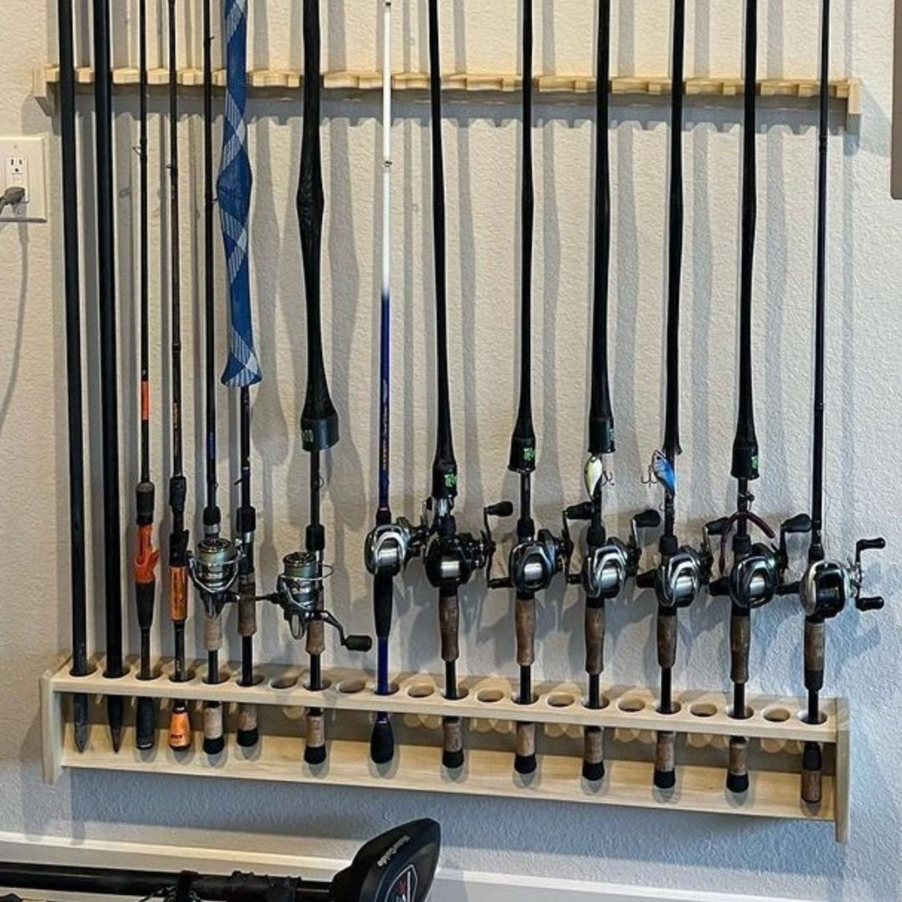 最新作 Organized Fishing Fishing Rack PFR-032 Capacity Organized 32 Rack Rod  32 Organized Floor Fishing Rack Spinning 釣り