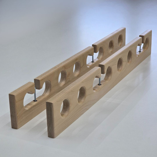 37 inch maple ceiling mount fishing rod rack pole holder