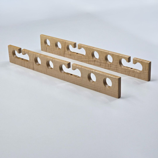 25 Inch Solid Maple Ceiling Mount Fishing Rod Rack by Chris Skrobarczyk Carpentry (CSCarpentry)