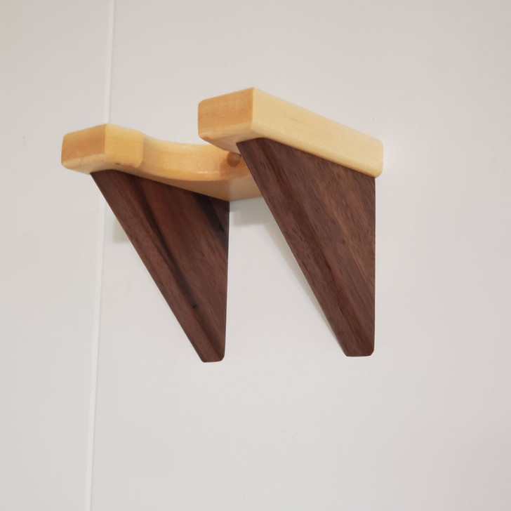 Guitar Wall Hanger | Maple and Walnut