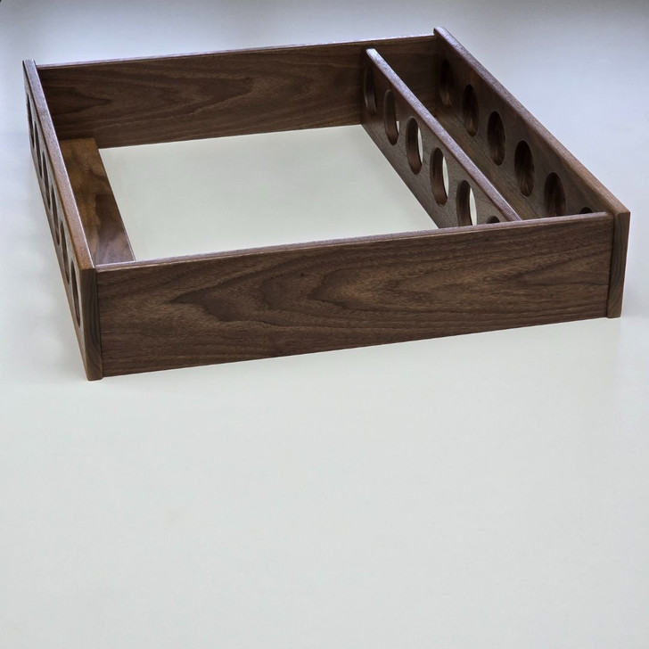 Wall Mount Fly Rod Tube Rack | Walnut