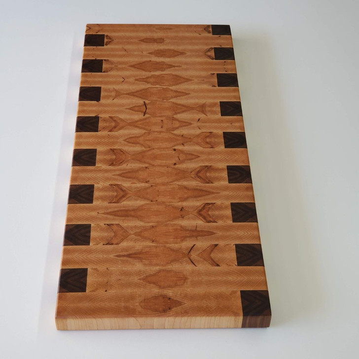 Solid Walnut and Maple Wood End Grain Cutting Board