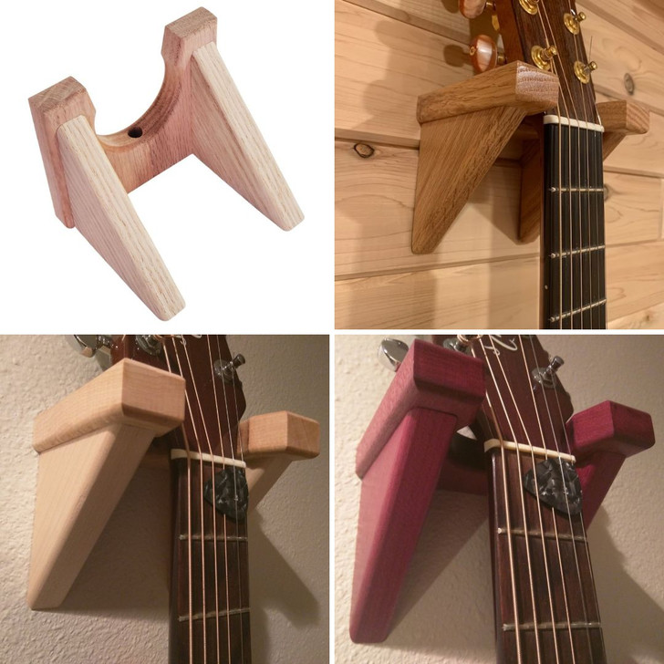 Four classical guitar hangers, multiple options, made to order
