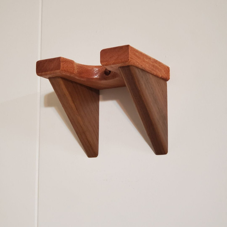 Mahogany and Walnut Ukulele Wall Hanger