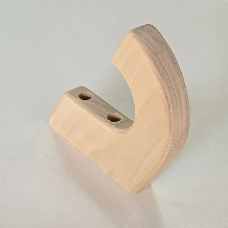 Unfinished Poplar Wall Hook Unfinished Poplar Wall Hook
