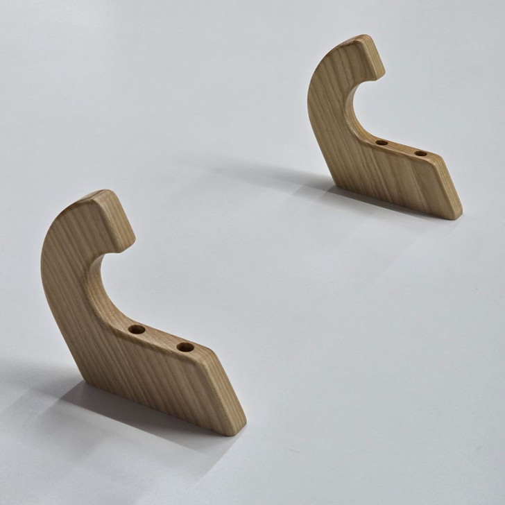 Solid Hickory Wood Gun Hooks for the Wall