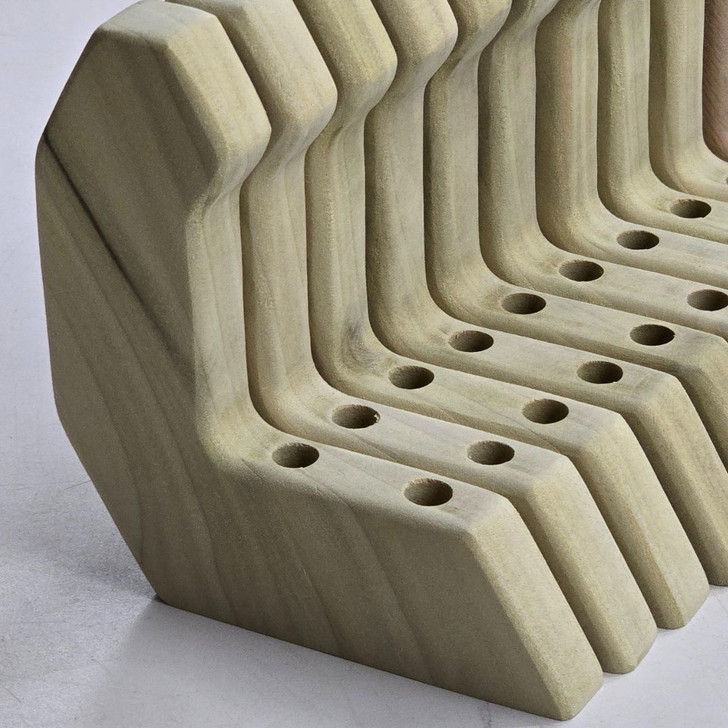 Solid poplar wooden archery bow wall hooks for storage and display