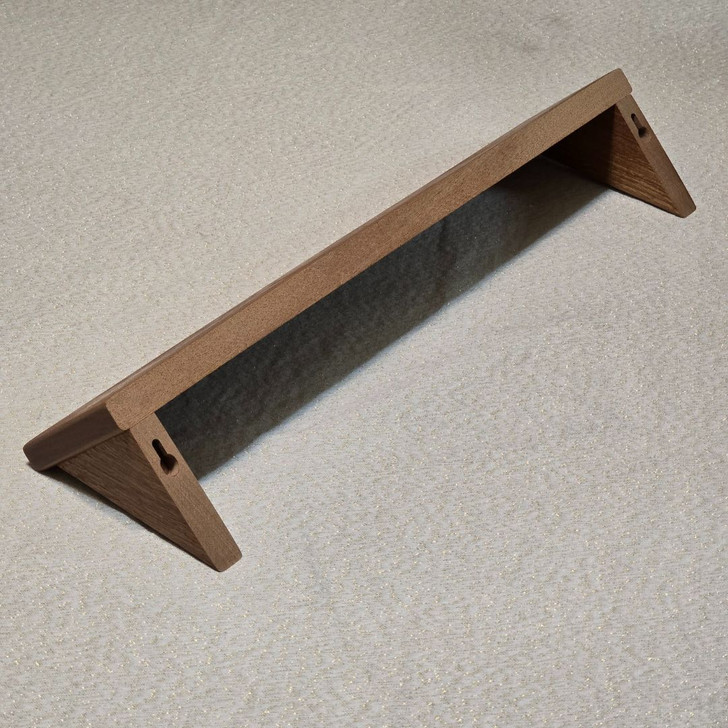 18 inch solid mahogany shelf from Chris Skrobarczyk Carpentry