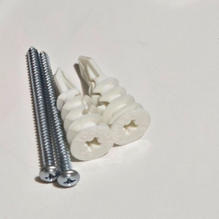 included screws and drywall anchors for wall hooks from Chris Skrobarczyk Carpentry