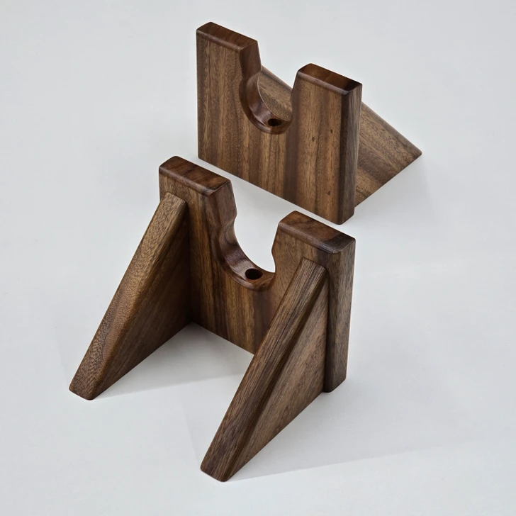 Baseball Bat Hanger, Limited Red Colored Zebrawood