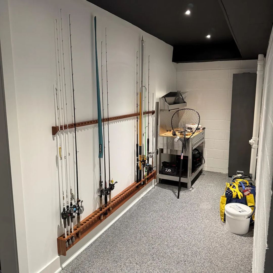 Fishing - Fishing pole holders for garage - Page 1 - Chris