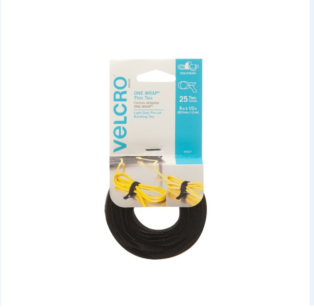 Velcro Brand - 1 inch Black VELSTRETCH Stretch Loop