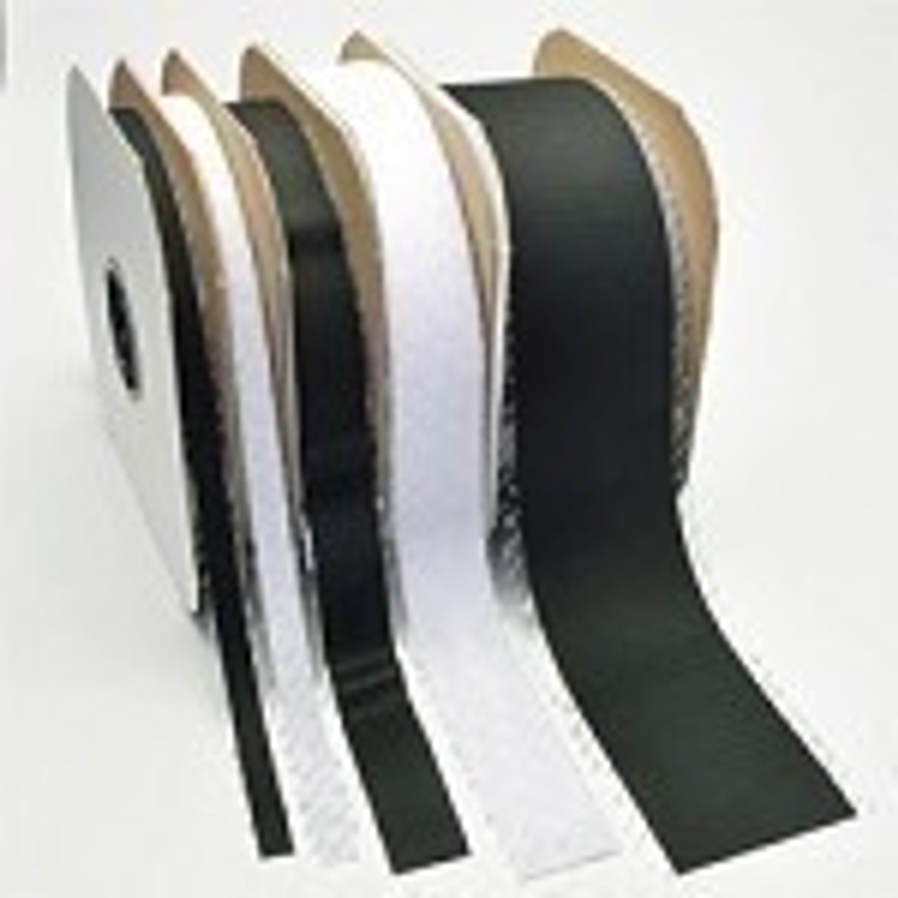 Velcro Brand Reclosable Fastener,Loop,W 1 in,Black 158509