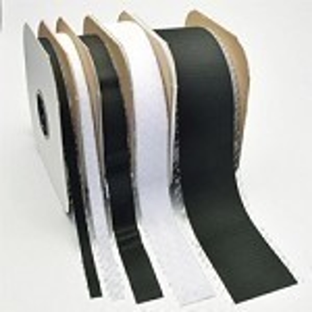 2 wide Velcro® Brand SUPER STRONG ADHESIVE Tape Strip Hook and Loop Black  YARD 