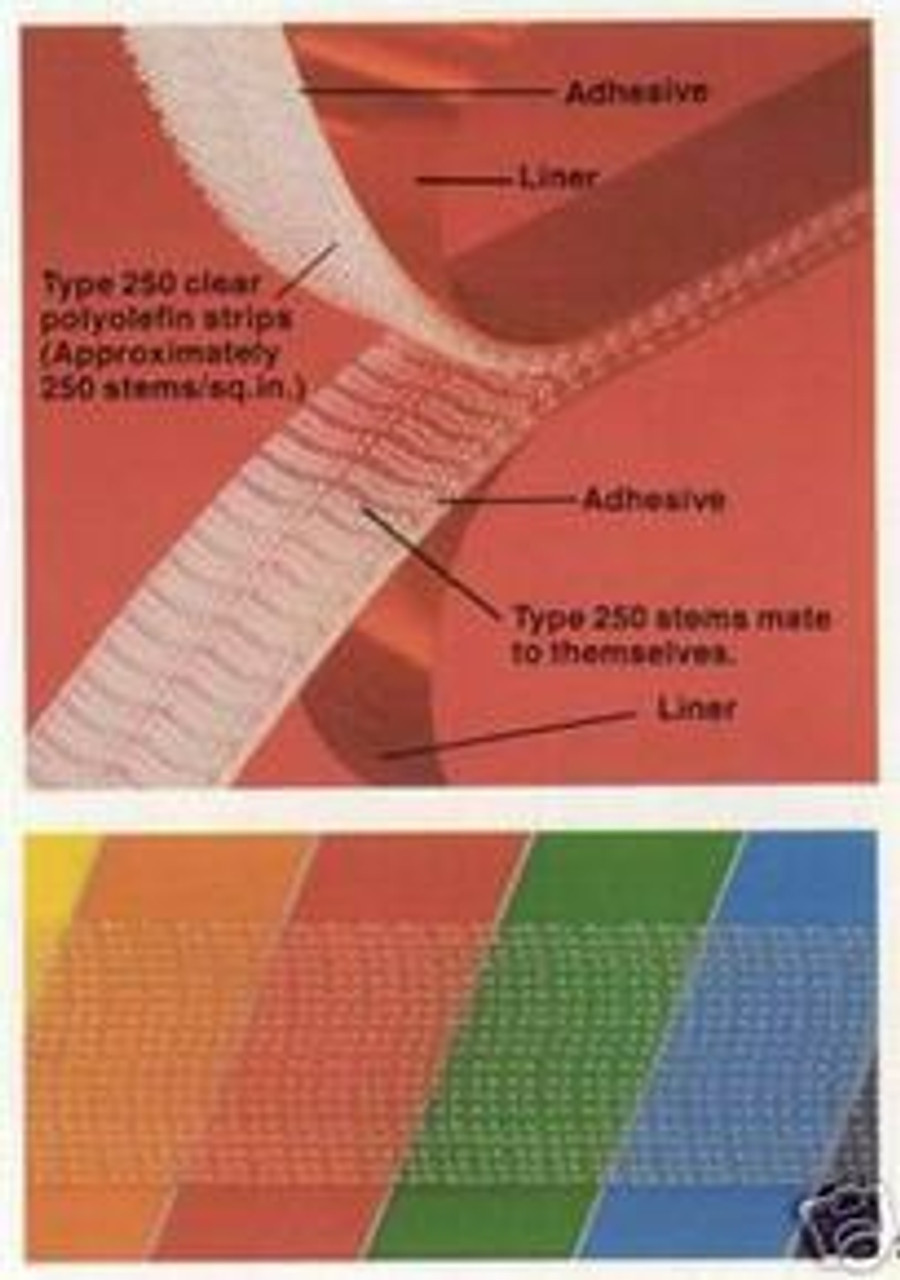 3M Dual Lock Velcro tape transparent per meter - SWI-TEC