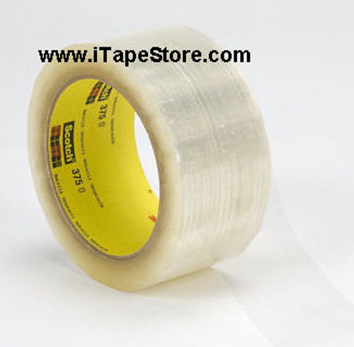 Image of single roll of Clear Scotch® Packing Tape 375 available at iTapeStore.com