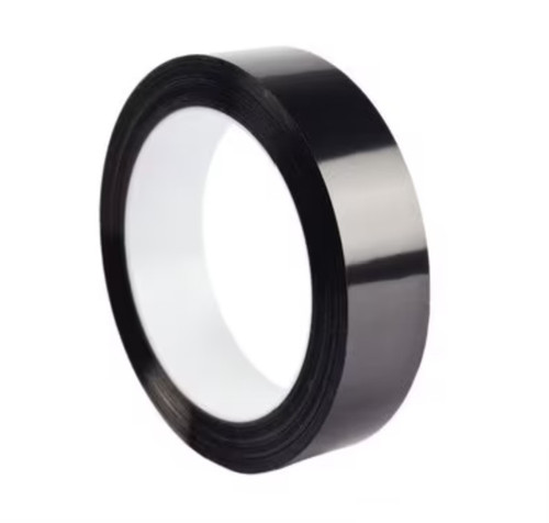 Image of roll of black 3M™ 850 High Strength Clean Removal Polyester Film Tape available at iTapeStore.com