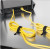 Image of wires bundled with black VELCRO® Brand THIN TIES at iTapeStore.com