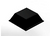 Closeup image of 3M™ Bumpon™ SJ5023 Black Square 0.81'' x 0.3'' Rubber Foot Black available at iTapeStore.com