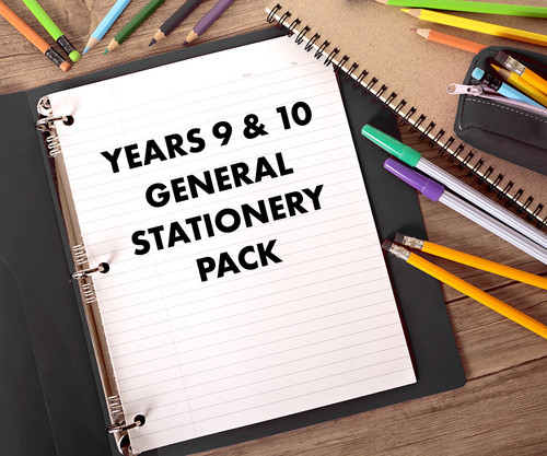 YEAR 9/10 GENERAL STATIONERY