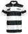 SUPPORTER POLO SHIRT B & W STRIPE