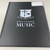 BLACK BAND FOLDER  WITH COLLEGE LOGO