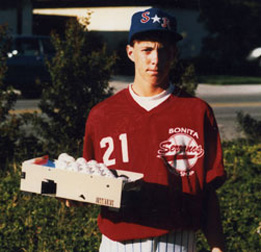 Chris Richard holds the first Personal Pitcher in 1988