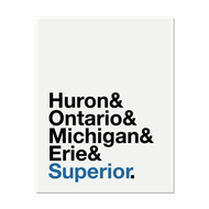 Lake Superior Great Lakes Print