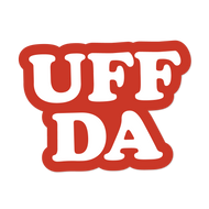 Uff Da Sticker