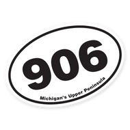 906 Sticker - White