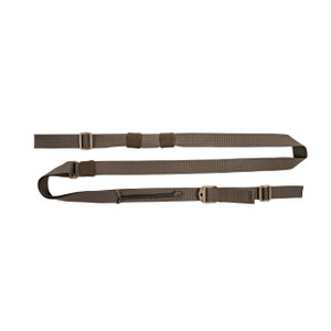 Tactical military style rifle sling in Ranger Green with fast adjustment capabilities