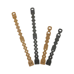 picture of two 5 inch nylon malice clips and two 3 inch malice clips