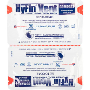 HyFin Vent Compact Chest Seal Twin Pack