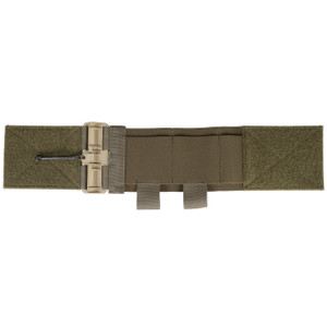 Front view of 4 Inch Elastic Cummerbund in Ranger green. Front view of 4 Inch Elastic Cummerbund in Ranger green.