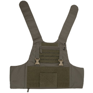 Front View of APOC Front Bag in Ranger Green