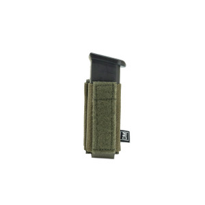Front view of Single Pistol Mag PE in Ranger Green Front view of Single Pistol Mag PE in Ranger Green