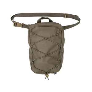 Front of Ranger Green Waist Mount Gas Mask Bag