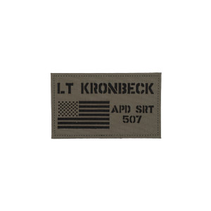 Custom 5" x 3" ID Patch