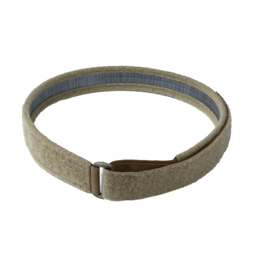 Tactical military style inner belt for battle belts in coyote brown.