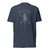 Front View of Alliance Police Training Large Logo Midnight Navy Tee