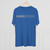 Front of DM Defense Mechanisms Logo Tee Vintage Royal Color Shirt Tri-Blend Relaxed