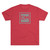 Front of DM Defense Mechanisms Logo Tee Vintage Red Color Shirt Tri-Blend