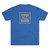 Front of DM Defense Mechanisms Logo Tee Vintage Royal Color Shirt Tri-Blend