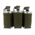 Front View of triple gas grenade placard expansion in ranger green