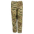 front view of a womens tactical military style water insulated warm water proof pants in multicam